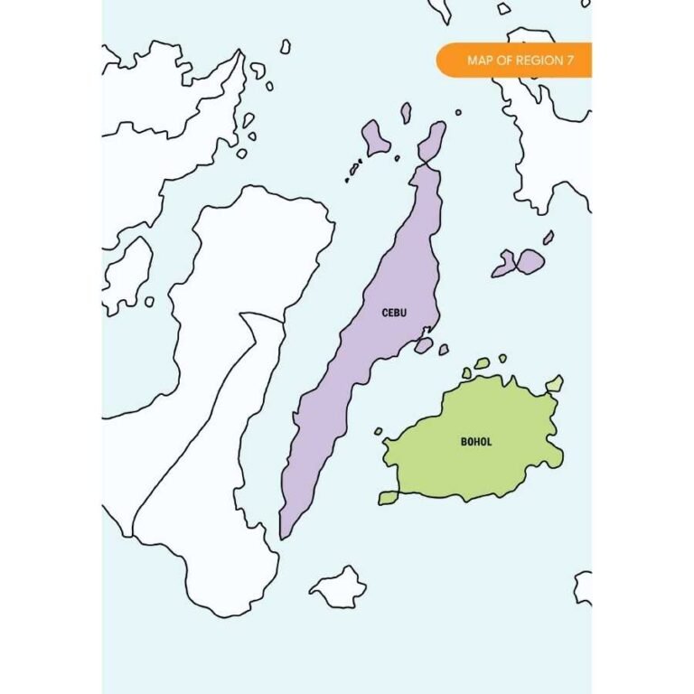 Printable Activity Maps, 18 Regions of the Philippines