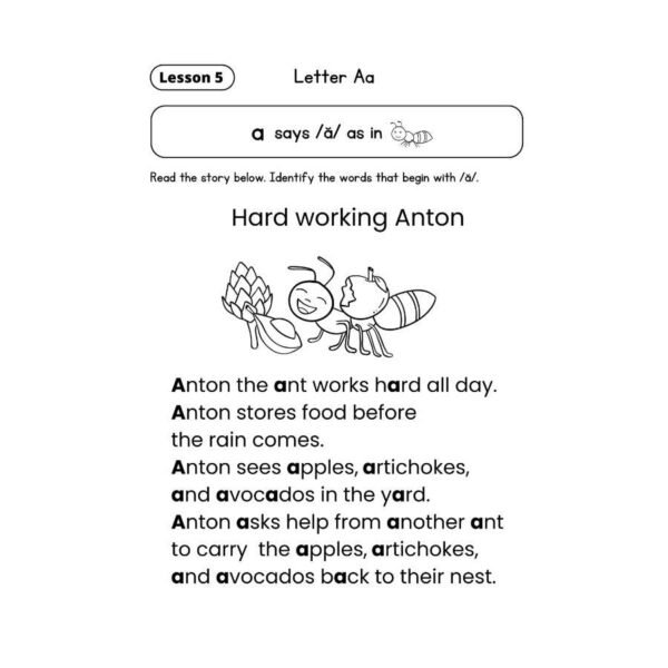 Knowing Words: Letters Activity Workbook Level 1 - Image 6