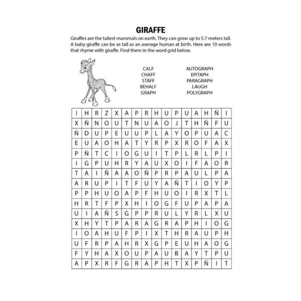 Word Search PDF Printable, Plants and Animals, for Ages 7 and Up - Image 5