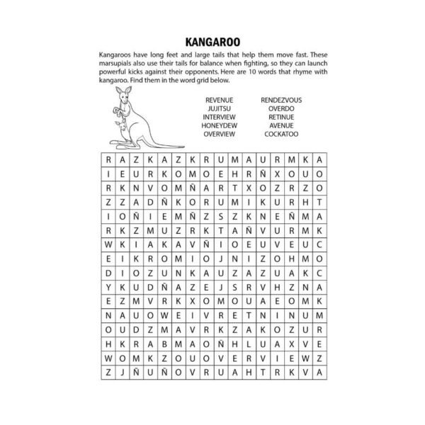 Word Search PDF Printable, Plants and Animals, for Ages 7 and Up - Image 2